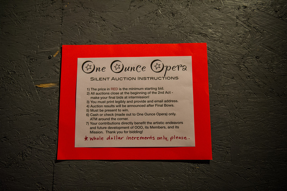 One Ounce Opera: Launch @ Red 7